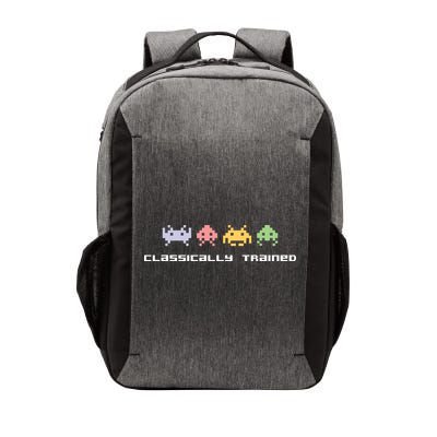 80s Video Game Classically Trained Alien Invaders Vintage Vector Backpack