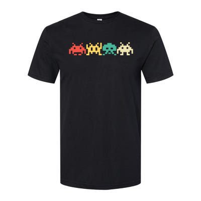 80s Video Game Vintage Retro Arcade Softstyle® CVC T-Shirt