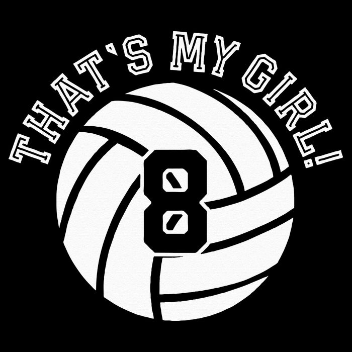 8 Volleyball Player That's My Cheer Mom Dad Team Coach Impact Tech Backpack