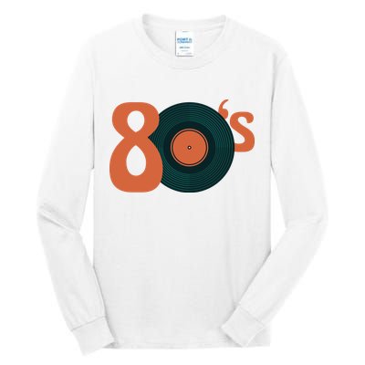 80s Vinyl Record Vintage Tall Long Sleeve T-Shirt