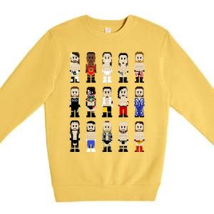 8bit Wrestling Next Champions Premium Crewneck Sweatshirt