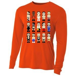 8bit Wrestling Next Champions Cooling Performance Long Sleeve Crew