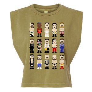 8bit Wrestling Next Champions Garment-Dyed Women's Muscle Tee