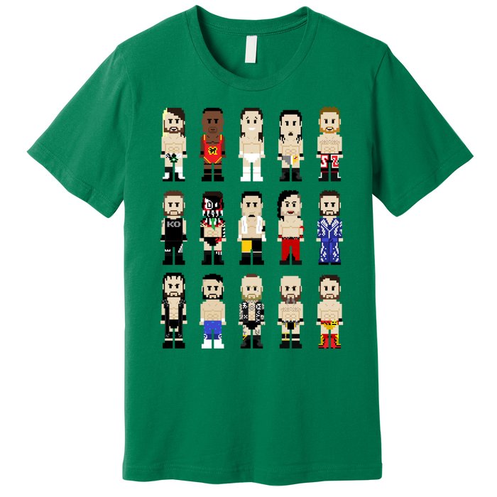 8bit Wrestling Next Champions Premium T-Shirt