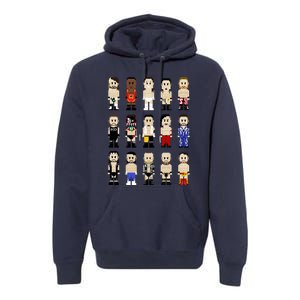 8bit Wrestling Next Champions Premium Hoodie