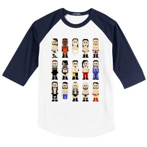 8bit Wrestling Next Champions Baseball Sleeve Shirt