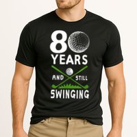 80 Years And Still Swinging 80th Birthday Golfing Apparel Cooling Performance Crew T-Shirt