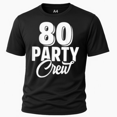 80 Year Birthday Decorations Gag 80yr 1945 80th Birthday Cooling Performance Crew T-Shirt