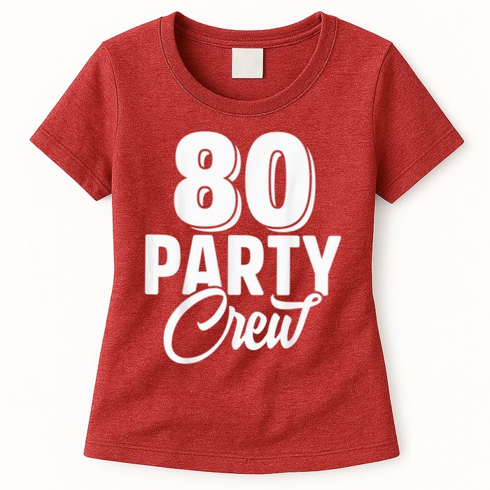 80 Year Birthday Decorations Gag 80yr 1945 80th Birthday Womens T-Shirt