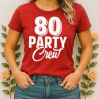 80 Year Birthday Decorations Gag 80yr 1945 80th Birthday Womens T-Shirt