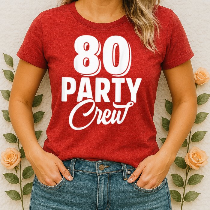 80 Year Birthday Decorations Gag 80yr 1945 80th Birthday Womens T-Shirt