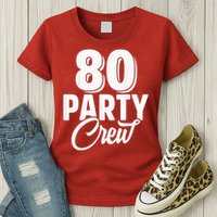 80 Year Birthday Decorations Gag 80yr 1945 80th Birthday Womens T-Shirt