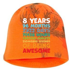 8 Year Old Bday Decorations Son Boy 8yr 8th Birthday Kati - Camo Knit Beanie