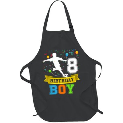 8 Year Old Birthday Soccer 8th Birthday Teens Apron