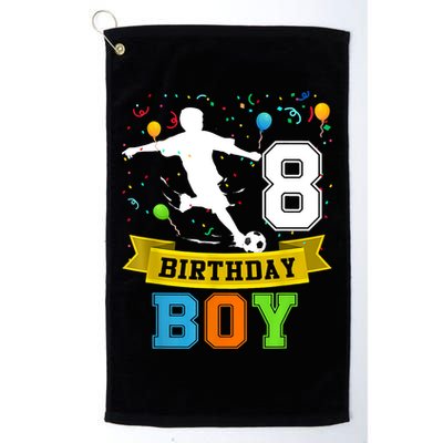 8 Year Old Birthday Soccer 8th Birthday Teens Golf Towel