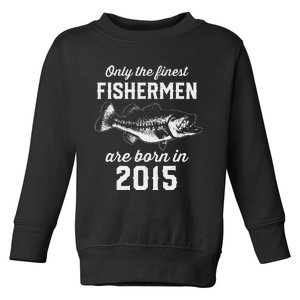 8 Year Old Fisherman Fishing 2015 8th Birthday Gift Toddler Sweatshirt