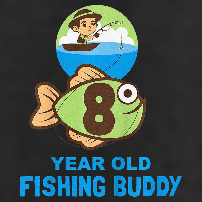 8 Year Old Fishing Buddy Birthday Party 11oz C Handle Ceramic Mug