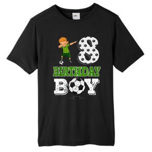 8 Year Old Gift Dabbing Boy Soccer Player 8th Birthday Boy Tall Fusion ChromaSoft Performance T-Shirt