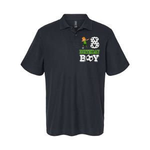 8 Year Old Gift Dabbing Boy Soccer Player 8th Birthday Boy Softstyle Adult Sport Polo