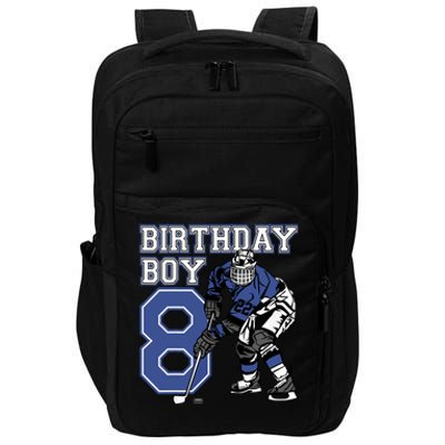 8 Year Old Ice Hockey Themed Birthday Party 8th Boy Gift Impact Tech Backpack