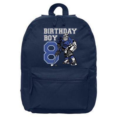 8 Year Old Ice Hockey Themed Birthday Party 8th Boy Gift 16 in Basic Backpack