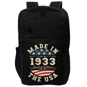 89 Years Old Bday Limited Edition 1933 Usa 89th Birthday Gift Impact Tech Backpack