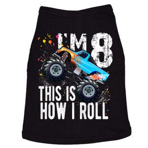 8 Year Old Gift Cool 8th Birthday Boy Gift For Monster Truck Car Lovers Doggie Tank