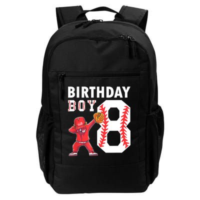 8 Years Old Boy Baseball Player 8th Birthday Kids Backpack