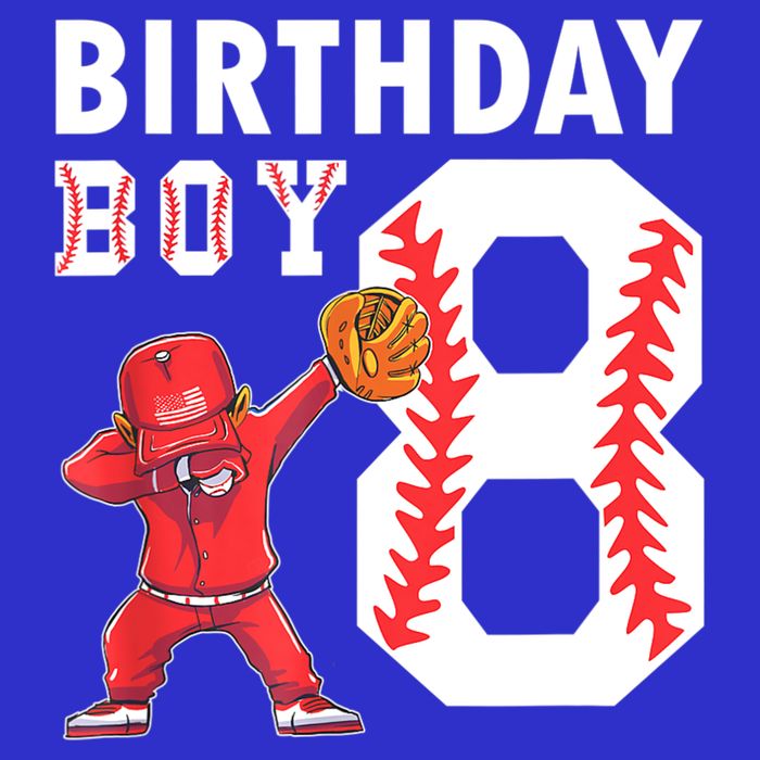 8 Years Old Boy Baseball Player 8th Birthday Kids 16 in Basic Backpack