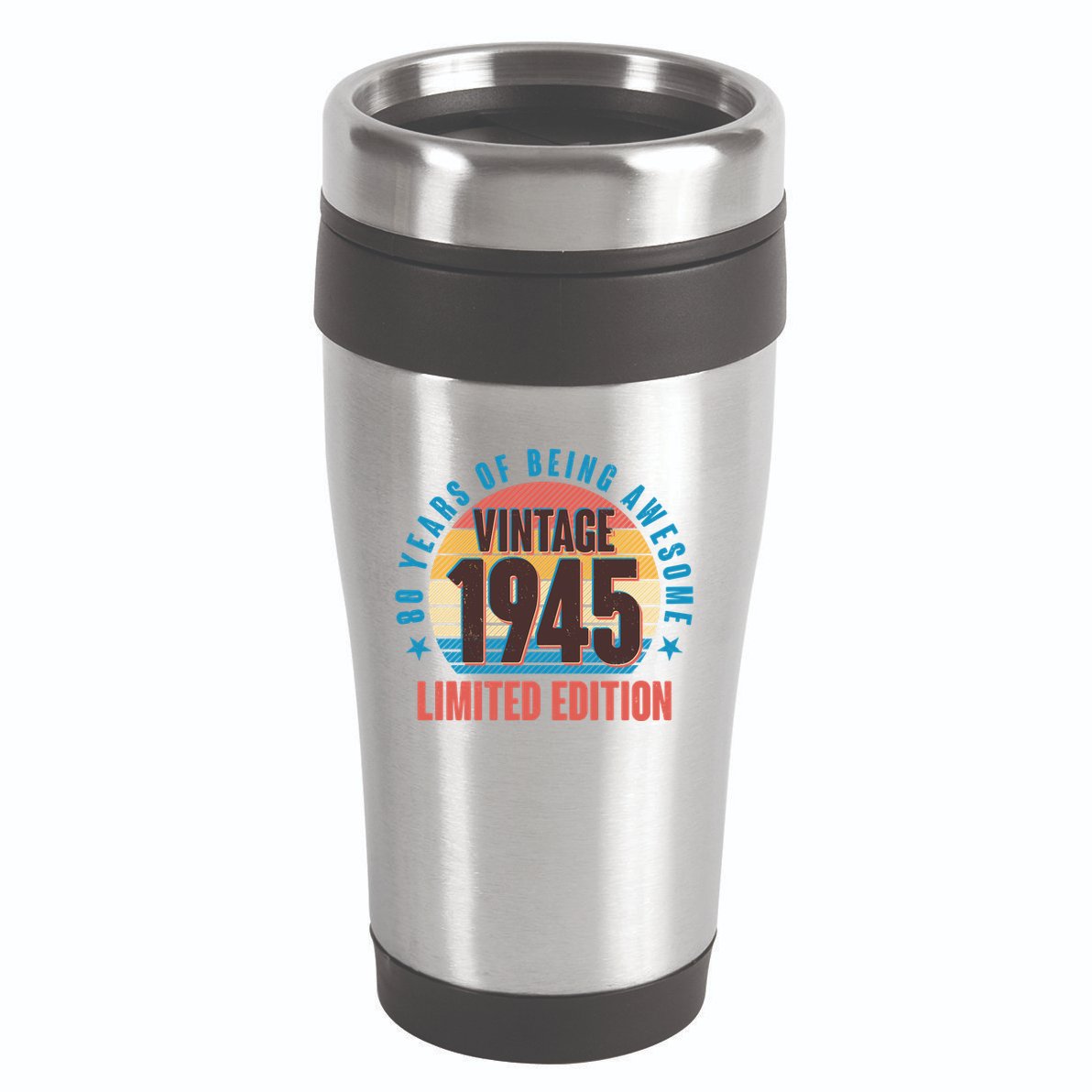 80 Years Of Being Awesome 1945 Limited Edition Vintage Retro 16oz Travel Tumbler