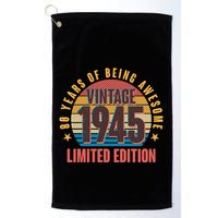 80 Years Of Being Awesome 1945 Limited Edition Vintage Retro Golf Towel