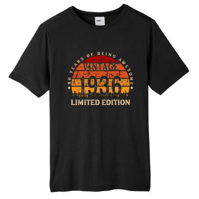 86 Year Old Gifts Retro Vintage 1936 Limited Edition 86th Birthday Tall Fusion ChromaSoft Performance T-Shirt