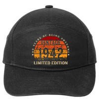 80 Year Old Gifts Retro Vintage 1942 Limited Edition 80th Birthday 7-Panel Snapback Hat