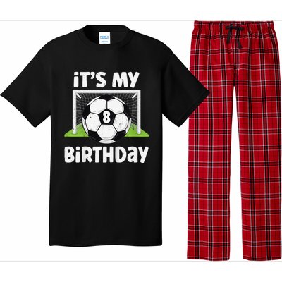 8 Years Old Soccer 8th Birthday Player Bday Party Pajama Set