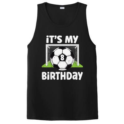 8 Years Old Soccer 8th Birthday Player Bday Party PosiCharge Competitor Tank