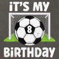 8 Years Old Soccer 8th Birthday Player Bday Party Cotton Canvas Backpack