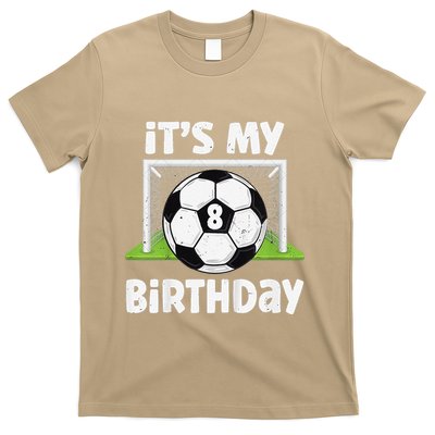 8 Years Old Soccer 8th Birthday Player Bday Party T-Shirt