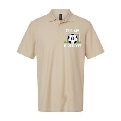 8 Years Old Soccer 8th Birthday Player Bday Party Softstyle Adult Sport Polo