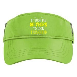 80 Years Old Birthday Adult Drive Performance Visor