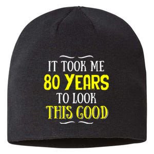 80 Years Old Birthday Sustainable Beanie