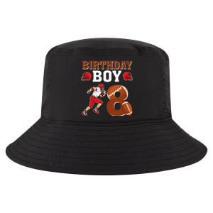 8 Years Old 8th Birthday Football Lover Party Cool Comfort Performance Bucket Hat