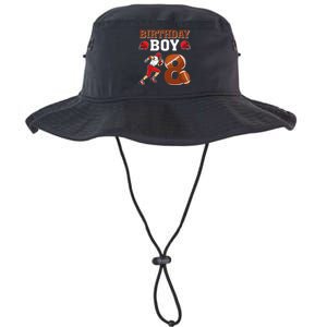 8 Years Old 8th Birthday Football Lover Party Legacy Cool Fit Booney Bucket Hat