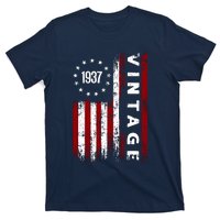 85 Years Old Vintage American Flag 1937 T-Shirt