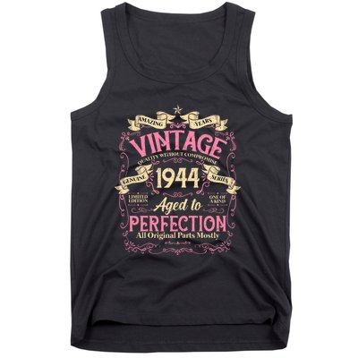 80 Years Old Vintage 80th Birthday Gifts For Women Mom 1944 Tank Top