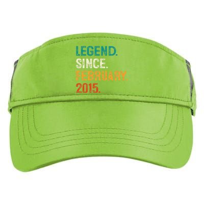 8 Years Old Gift Legend Since February 2015 8th Birthday Adult Drive Performance Visor