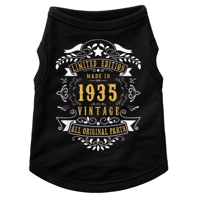 88 Years Old 88th Birthday Present Made Born in 1935  Wo Idea Doggie Tank