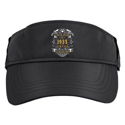 88 Years Old 88th Birthday Present Made Born in 1935  Wo Idea Adult Drive Performance Visor