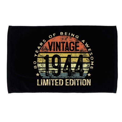 80 Year Old Gifts Vintage 1944 Limited Edition 80th Birthday Microfiber Hand Towel