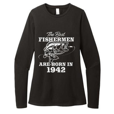 81 Year Old Fisherman Fishing 1942 81st Birthday Gift Womens CVC Long Sleeve Shirt