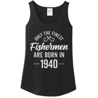 83 Year Old Fisherman Fishing 1940 83rd Birthday Cute Ladies Essential Tank